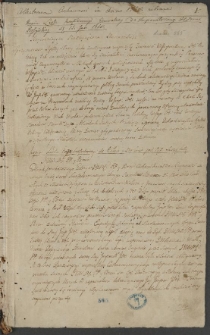 Miscellanea, zawierające odpisy mów, akt publicznych, listów, utworów literackich i innych materiałów przeważnie treści politycznej z lat 1767-1768.