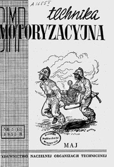 Technika Motoryzacyjna : miesięcznik naukowo-techniczny, Rok III, maj 1953, nr 5 (15)