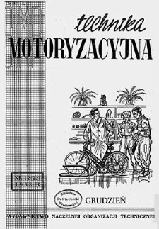 Technika Motoryzacyjna : miesięcznik naukowo-techniczny, Rok III, grudzień 1953, nr 12 (22)