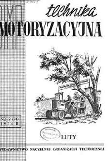 Technika Motoryzacyjna : miesięcznik naukowo-techniczny, Rok IV, luty 1954, nr 2 (24)