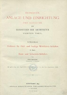 Bade- und Schwimm-Anstalten