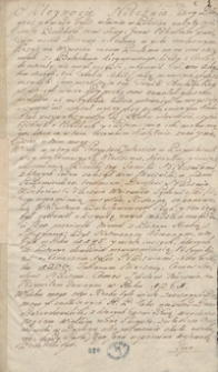 [Miscellanea zebrane przez Ewarysta Andrzeja Kuropatnickiego zawierające listy, pisma, notatki, wiersze i inne materiały w oryginałach i odpisach odnoszące się do spraw publicznych i prywatnych z lat 1775-1776]