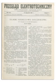 Przegląd Elektrotechniczny. Rok XIII, 15 Stycznia 1931, Zeszyt 2