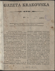 Gazeta Krakowska. R. 1799 Nr 1