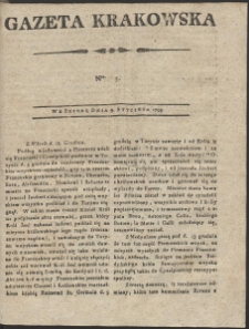Gazeta Krakowska. R. 1799 Nr 3