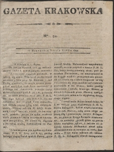 Gazeta Krakowska. R. 1799 Nr 54
