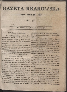 Gazeta Krakowska. R. 1800 Nr 36