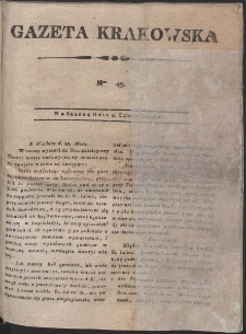 Gazeta Krakowska. R. 1800 Nr 45