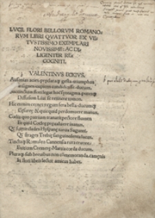 Lucii Flori Bellorum Romanorum Libri Quattuor [...]