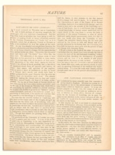 Nature : a Weekly Illustrated Journal of Science. Volume 6, 1872 June 6, [No. 136]
