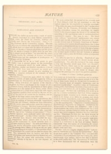 Nature : a Weekly Illustrated Journal of Science. Volume 6, 1872 July 4, [No. 140]