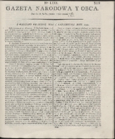 Gazeta Narodowa Y Obca. R. 1791 Nr 80