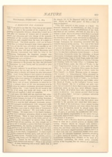 Nature : a Weekly Illustrated Journal of Science. Volume 9, 1874 February 12, [No. 224]