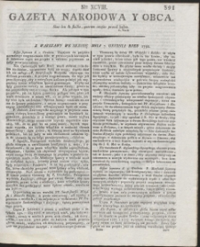 Gazeta Narodowa Y Obca. R. 1791 Nr 98