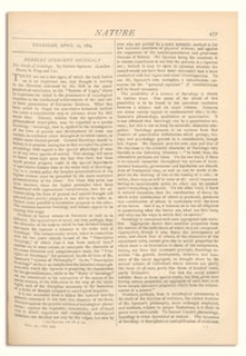 Nature : a Weekly Illustrated Journal of Science. Volume 9, 1874 April 23, [No. 234]