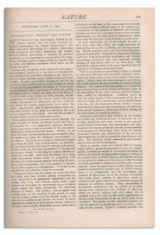 Nature : a Weekly Illustrated Journal of Science. Volume 10, 1874 June 11, [No. 241]