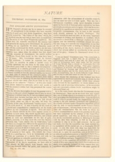 Nature : a Weekly Illustrated Journal of Science. Volume 11, 1874 November 26, [No. 265]