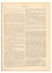 Nature : a Weekly Illustrated Journal of Science. Volume 11, 1874 December 17, [No. 268]