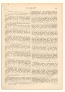 Nature : a Weekly Illustrated Journal of Science. Volume 11, 1874 December 24, [No. 269]