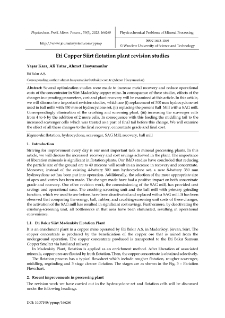 Eti Copper Siirt flotation plant revision studies