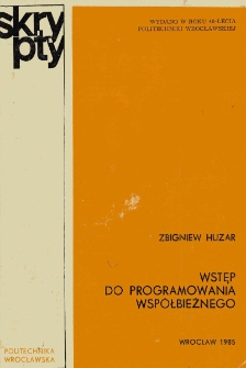 Wstęp do programowania wsp&oacute;łbieżnego