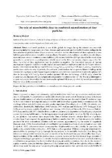 The role of microbubble dose in combined microflotation of fine particles