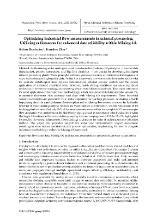 Optimizing industrial flow measurements in mineral processing: Utilizing radiotracers for enhanced data reliability within Mining 4.0