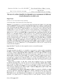 The use of a reflux classifier for chromite ores: assessment of different circuit alternatives at pilot scale