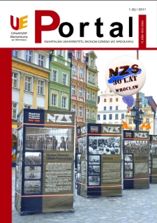 Portal: kwartalnik Uniwersytetu Ekonomicznego we Wrocławiu, 2011, Nr 1 (9)