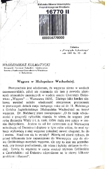 Węgorz w Małopolsce Wschodniej