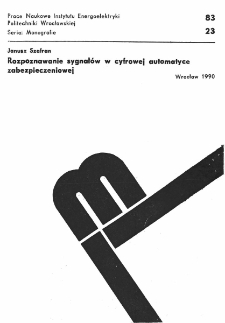 Rozpoznawanie sygnał&oacute;w w cyfrowej automatyce zabezpieczeniowej