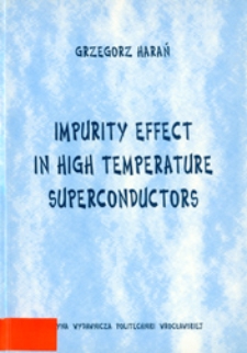 Impurity effect in high temperature superconductors