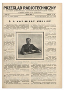 Przegląd Radjotechniczny. Rok XIV, 1 Czerwca 1936, Zeszyt 9-10