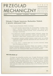 Przegląd Mechaniczny. Organ Stowarzyszenia Inżynierów Mechaników Polskich, T. 2, 10 września 1936, nr 17