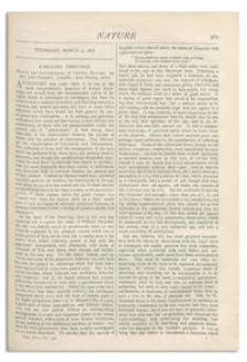 Nature : a Weekly Illustrated Journal of Science. Volume 13, 1876 March 9, [No. 332]