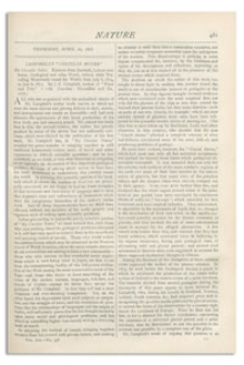 Nature : a Weekly Illustrated Journal of Science. Volume 13, 1876 April 20, [No. 338]