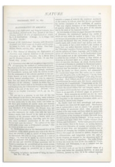 Nature : a Weekly Illustrated Journal of Science. Volume 16, 1877 May 10, [No. 393]