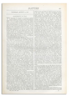 Nature : a Weekly Illustrated Journal of Science. Volume 16, 1877 August 9, [No. 406]