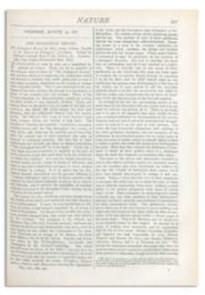 Nature : a Weekly Illustrated Journal of Science. Volume 16, 1877 August 30, [No. 409]