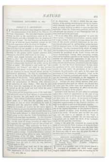 Nature : a Weekly Illustrated Journal of Science. Volume 16, 1877 September 27, [No. 413]