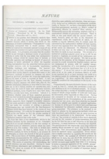 Nature : a Weekly Illustrated Journal of Science. Volume 16, 1877 October 11, [No. 415]