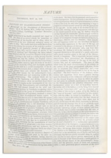Nature : a Weekly Illustrated Journal of Science. Volume 18, 1878 May 30, [No. 448]