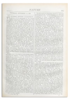 Nature : a Weekly Illustrated Journal of Science. Volume 18, 1878 September 12, [No. 463]