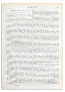 Nature : a Weekly Illustrated Journal of Science. Volume 18, 1878 September 19, [No. 464]