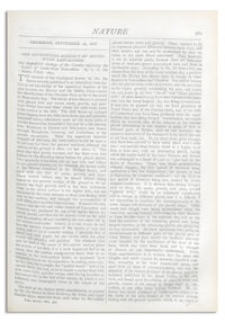 Nature : a Weekly Illustrated Journal of Science. Volume 18, 1878 September 26, [No. 465]