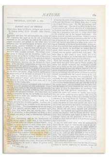 Nature : a Weekly Illustrated Journal of Science. Volume 19, 1879 January 2, [No. 479]