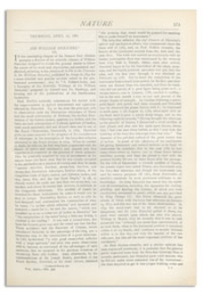 Nature : a Weekly Illustrated Journal of Science. Volume 23, 1881 April 21, [No. 599]