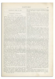 Nature : a Weekly Illustrated Journal of Science. Volume 23, 1881 April 28, [No. 600]
