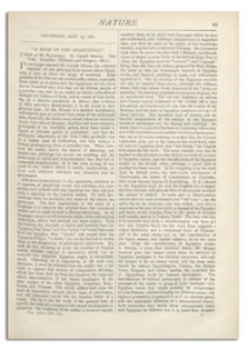 Nature : a Weekly Illustrated Journal of Science. Volume 24, 1881 May 19, [No. 603]