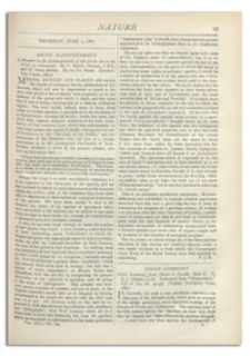 Nature : a Weekly Illustrated Journal of Science. Volume 24, 1881 June 2, [No. 605]